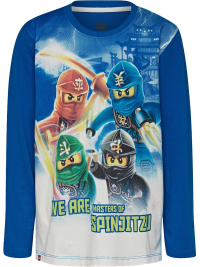 Lego Ninjago painatus sininen, pitkähihainen last