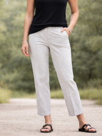 LauRie Taylor white pinstripe, 7/8-l�ngd