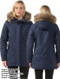 Didriksons Gina svart parkas