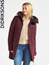 Didriksons Helle, wine red parka