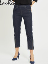 LauRie Piper jeans, mörk denim, 7/8-dels längd. Organic