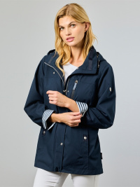 V�r-jacka med fina detaljer, marin