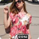 Vacker top i r�da toner