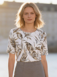 Top i h�rlig f�rgkombo, khaki