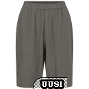 Shorts med lite vidd, khaki