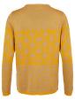 Tr�ja i otroligt fint m�nster, ljus guldgul