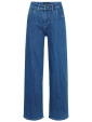 Jeans med smal rand, denim