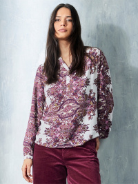 Blus i elegant mnster