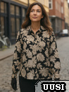 Underbart vacker blus med svart bottenfrg