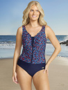 Baddrkt Jennifer navy flower frn Damella, shaping