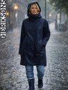 Didriksons Elly regnjacka, marin