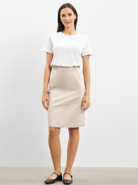 LauRie Jasmin kjol, grey sand