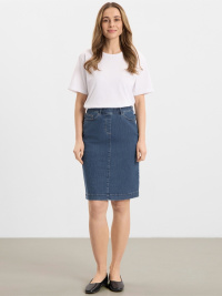 LauRie Susanna kjol, blue denim